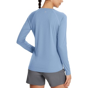 image:imagebaleaf Womens Soft Athletic TShirt01heather Blue