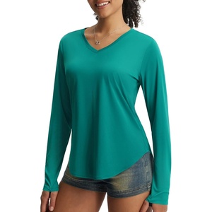 image:imagebaleaf Womens Sun Shirts Long Sleeve Workout Tops UV Protection UPF 50 Lightweight Quick Dry SPF Shirt for HikingGreen