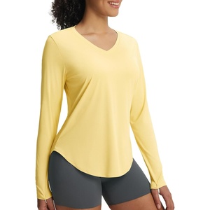 image:imagebaleaf Womens Sun Shirts Long Sleeve Workout Tops UV Protection UPF 50 Lightweight Quick Dry SPF Shirt for HikingYellow