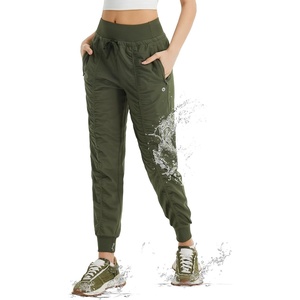 image:imagebaleaf Womens Joggers with Zip Pockets Hiking Pants Lightweight Quick Dry Water Resistant Track Pants