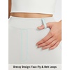 image:imagebaleaf Womens Ankle Barrel Pants Stretch Travel Pants Petite Work Pants Casual Slacks with PocketsStar White