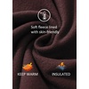 image:imagebaleaf Womens Fleece Lined Leggings Thermal Warm Winter Tights High Waisted Thick Yoga Pants Cold Weather with PocketsDark Brown