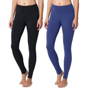image:imagebaleaf Womens Fleece Lined Leggings Thermal Warm Winter Tights High Waisted Thick Yoga Pants Cold Weather with PocketsBlackblue