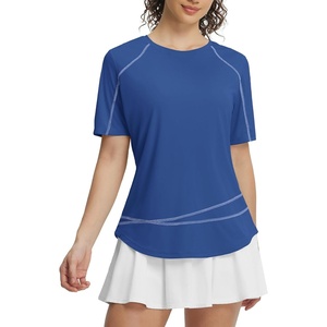 image:imagebaleaf Womens UPF 50 Sun Protection Shirt Quick Dry Lightweight UV Shirt Short Sleeve for Running Hiking Travel WorkoutRoyal Blue