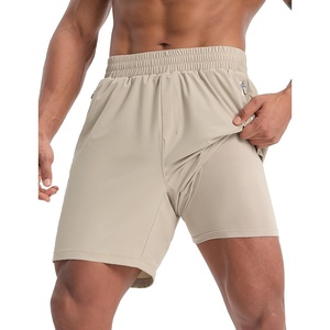 image:imagebaleaf Mens Running Shorts 7 Quick Dry Athletic Workout 2 in 1 with Liner Lightweight Gym with Zipper Pocket UPF50
