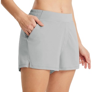 image:imagebaleaf Womens High Waist Running Shorts 25 Athletic Workout Quick Dry Lightweight Sport Gym Shorts with Pockets Summer
