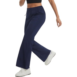 image:imagebaleaf Womens Hiking Pants Lightweight Water Resistant Wide Leg Travel Pant  Breathable 4Way Stretch Mobility QuickDry Sun Protection Elegant flare design for hiking travel and outdoor activitiesNavy Blue