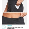 image:imagebaleaf Bermuda Shorts for Women Long Knee Length 10 with 3 Pockets  Soft Quick Dry Stretchy Moisture Wicking High Waisted Tummy Control Relaxed Fit Leg Athletic Running Workout CasualCotton Blend  Heather Gray