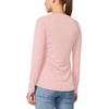 image:imagebaleaf Womens UPF 50 Sun Shirts Long Sleeve Stretchy Quick Dry  Lightweight Rash Guard UPF 50 Sun Protection Breathable Comfort material for Hking Workout Excellent for hot weatherA01seashell Pink