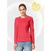 image:imagebaleaf Womens UPF 50 Sun Shirts Long Sleeve Stretchy Quick Dry  Lightweight Rash Guard UPF 50 Sun Protection Breathable Comfort material for Hking Workout Excellent for hot weatherA01rouge Red
