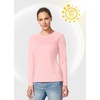 image:imagebaleaf Womens UPF 50 Sun Shirts Long Sleeve Stretchy Quick Dry  Lightweight Rash Guard UPF 50 Sun Protection Breathable Comfort material for Hking Workout Excellent for hot weatherA01seashell Pink