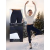 image:imagebaleaf Womens Fleece Lined Leggings Thermal No Front Seam Yoga LeggingsNavy Blue