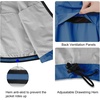 image:imagebaleaf Mens Rain Jacket Waterproof Hood Lightweight Reflective PackableAblue