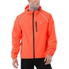 image:imagebaleaf Mens Rain Jacket Waterproof Hood Lightweight Reflective PackableAred