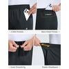 image:imagebaleaf Mens Fleece Lined Pants Winter Thermal Waterproof with 3 PocketsDark Gray