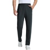 image:imagebaleaf Mens Fleece Lined Pants Winter Thermal Waterproof with 3 PocketsDark Gray