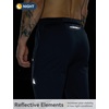 image:imagebaleaf Mens Fleece Lined Pants Winter Thermal Waterproof with 3 PocketsNavy Blue