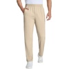 image:imagebaleaf Mens Fleece Lined Pants Winter Thermal Waterproof with 3 PocketsPale Khaki