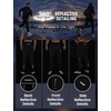 image:imagebaleaf Mens Fleece Lined Running Tights 360 Reflective Thermal LeggingsBlack