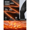 image:imagebaleaf Mens Fleece Lined Running Tights 360 Reflective Thermal LeggingsBlack