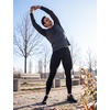 image:imagebaleaf Mens Fleece Lined Running Tights 360 Reflective Thermal LeggingsBlack