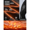 image:imagebaleaf Mens Fleece Lined Running Tights 360 Reflective Thermal LeggingsBlackorange
