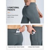 image:imagebaleaf Mens Fleece Lined Running Tights 360 Reflective Thermal LeggingsDark Gray