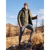 image:imagebaleaf Mens Fleece Lined Running Tights 360 Reflective Thermal LeggingsDark Gray