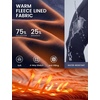 image:imagebaleaf Mens Fleece Lined Running Tights 360 Reflective Thermal LeggingsNavy Blueorange