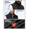 image:imagebaleaf Mens Puffer Vest Golf Outerwear Winter Packable Lightweight WarmBlack
