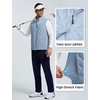 image:imagebaleaf Mens Puffer Vest Golf Outerwear Winter Packable Lightweight WarmBlue