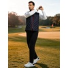 image:imagebaleaf Mens Puffer Vest Golf Outerwear Winter Packable Lightweight WarmBlue Red
