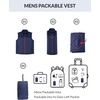 image:imagebaleaf Mens Puffer Vest Golf Outerwear Winter Packable Lightweight WarmBlue Red