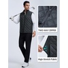 image:imagebaleaf Mens Puffer Vest Golf Outerwear Winter Packable Lightweight WarmGrey