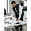 image:imagebaleaf Mens Puffer Vest Golf Outerwear Winter Packable Lightweight WarmGrey