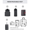 image:imagebaleaf Mens Puffer Vest Golf Outerwear Winter Packable Lightweight WarmGrey