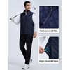 image:imagebaleaf Mens Puffer Vest Golf Outerwear Winter Packable Lightweight WarmNavy Blue