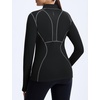 image:imagebaleaf MoistureWicking Long Sleeve Shirts for Women Thermal Snow TopsBlack