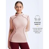 image:imagebaleaf MoistureWicking Long Sleeve Shirts for Women Thermal Snow TopsLight Pink
