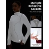 image:imagebaleaf MoistureWicking Long Sleeve Shirts for Women Thermal Snow TopsWhite