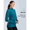 image:imagebaleaf Quarter Zip Long Sleeve Shirts for Women Snow Thermal TopsBlue