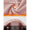 image:imagebaleaf Quarter Zip Long Sleeve Shirts for Women Snow Thermal TopsLight Pink