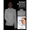 image:imagebaleaf Quarter Zip Long Sleeve Shirts for Women Snow Thermal TopsWhite