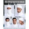 image:imagebaleaf Ski Mask Water Resistant Balaclava Face Mask MenWhite
