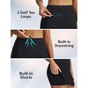 image:imagebaleaf Womens 17 Golf Skorts Skirts High Waisted 3 PocketsBlack