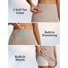 image:imagebaleaf Womens 17 Golf Skorts Skirts High Waisted 3 PocketsKhaki