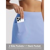 image:imagebaleaf Womens 17 Golf Skorts Skirts High Waisted 3 PocketsLight Blue