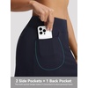image:imagebaleaf Womens 17 Golf Skorts Skirts High Waisted 3 PocketsNavy Blue