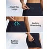 image:imagebaleaf Womens 17 Golf Skorts Skirts High Waisted 3 PocketsNavy Blue
