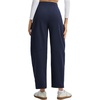 image:imagebaleaf Womens 27 Barrel Fleece Lined Pants Winter Warm Pants Wide LegNavy Blue